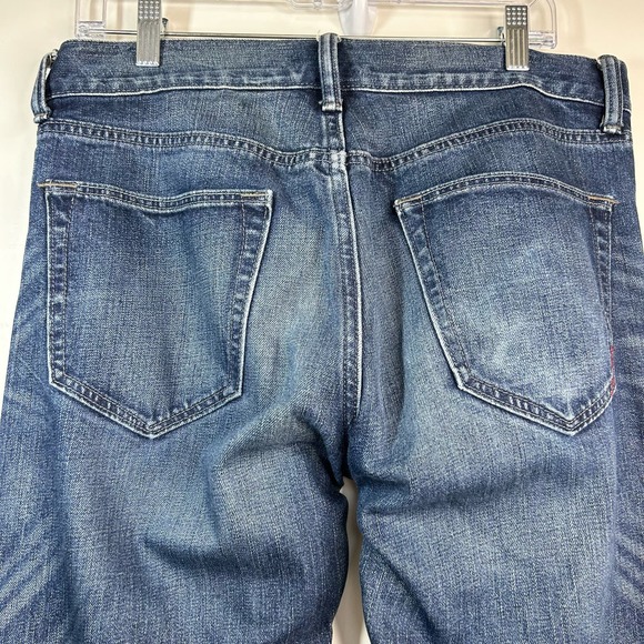 Banana Republic Varick Slim Fit Blue Denim 100% Cotton Men's Jeans 31W x 32L - Picture 8 of 11